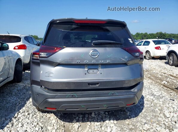 5N1AT3AA5MC840781 2021 NISSAN ROGUE Gray უკანა ხედი