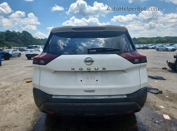 5N1AT3AA6MC687165 2021 NISSAN ROGUE White Հետևի տեսք