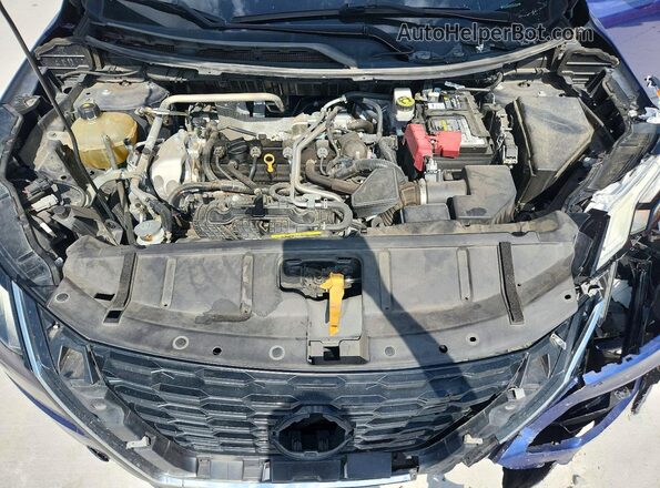 5N1AT3AA6MC731620 2021 NISSAN ROGUE Blue Вид підкапотного простору