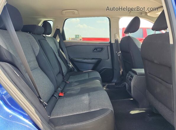 5N1AT3AA6MC731620 2021 NISSAN ROGUE Blue Вид задньої частини салону