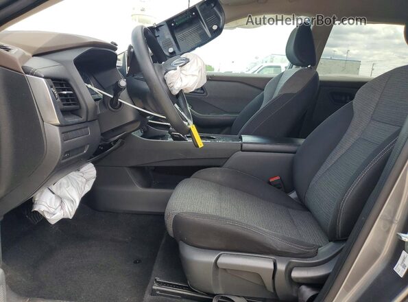 5N1AT3AA6MC740883 2021 NISSAN ROGUE Gray Вид салону спереду