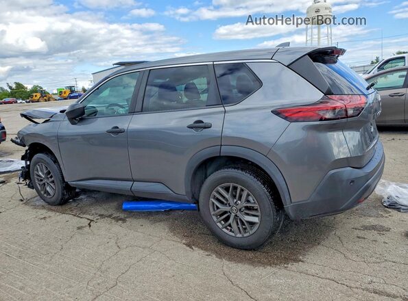 5N1AT3AA6MC740883 2021 NISSAN ROGUE Gray Задня ліва чверть