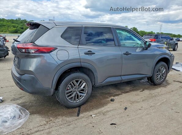 5N1AT3AA6MC740883 2021 NISSAN ROGUE Gray Задня права чверть