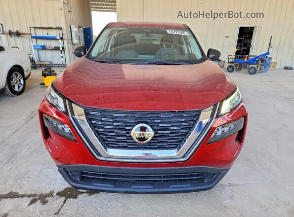 5N1AT3AA6MC750457 2021 NISSAN ROGUE Red Widok z przodu