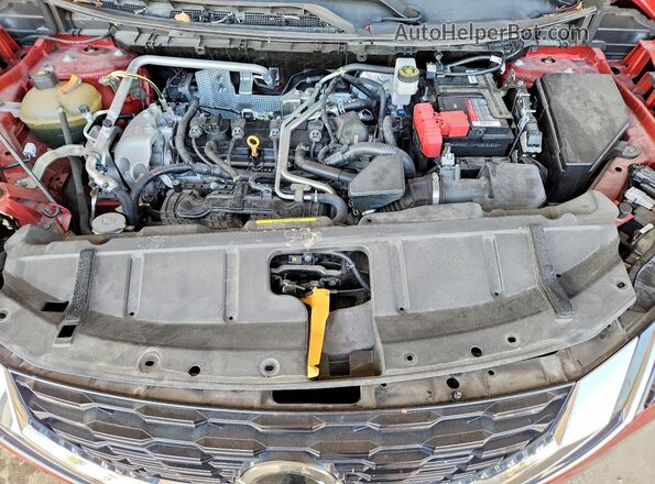 5N1AT3AA6MC750457 2021 NISSAN ROGUE Red Widok komory silnika