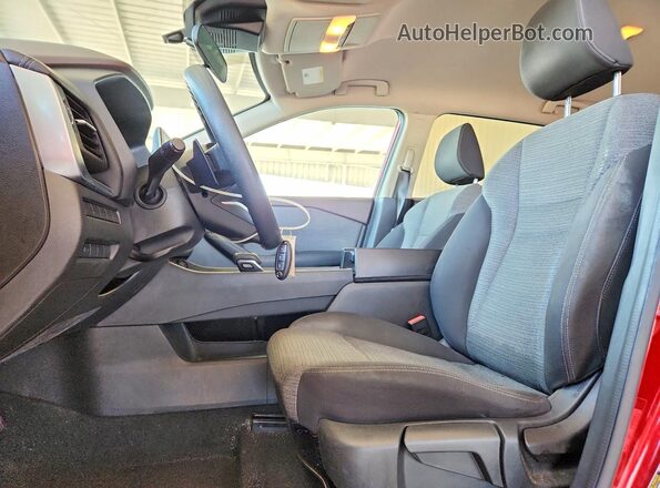 5N1AT3AA6MC750457 2021 NISSAN ROGUE Красный Вид салона спереди