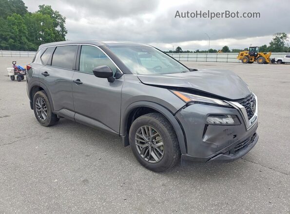 5N1AT3AA6MC835041 2021 NISSAN ROGUE Gray წინა მარჯვენა
