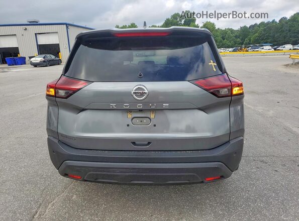 5N1AT3AA6MC835041 2021 NISSAN ROGUE Gray უკანა ხედი