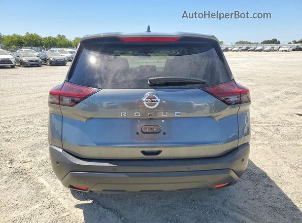 5N1AT3AA6MC836836 2021 NISSAN ROGUE Gray Widok z tyłu