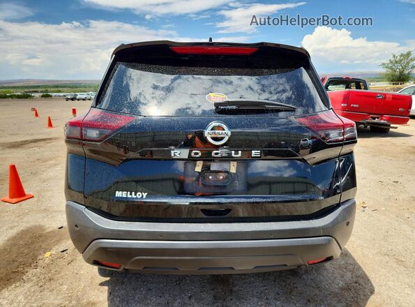 5N1AT3AA7MC692259 2021 NISSAN ROGUE Black Вид ззаду