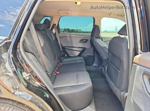 5N1AT3AA7MC692259 2021 NISSAN ROGUE Black Вид задніх сидінь