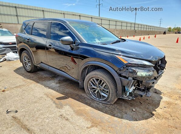 5N1AT3AA7MC692259 2021 NISSAN ROGUE Black Передня права чверть