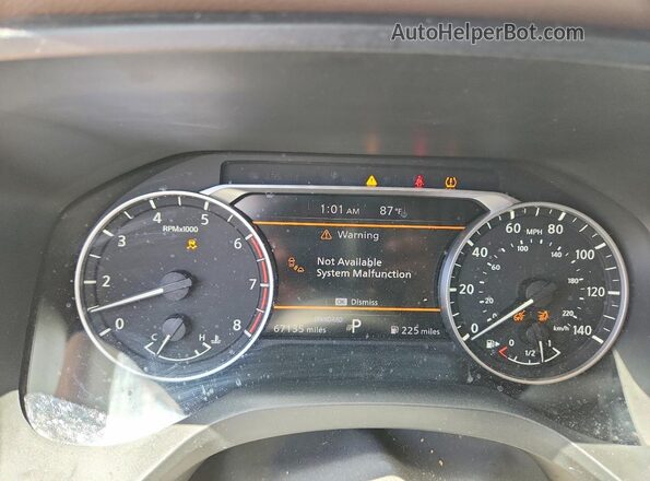 5N1AT3AA7MC692259 2021 NISSAN ROGUE Black Вид щитка приладів