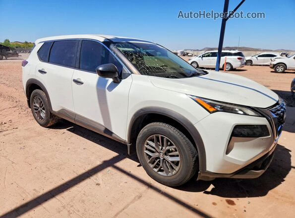 5N1AT3AA7MC693072 2021 NISSAN ROGUE White Delantero derecho
