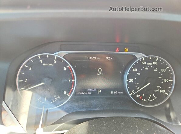5N1AT3AA7MC693072 2021 NISSAN ROGUE White Vista del cuadro de instrumentos