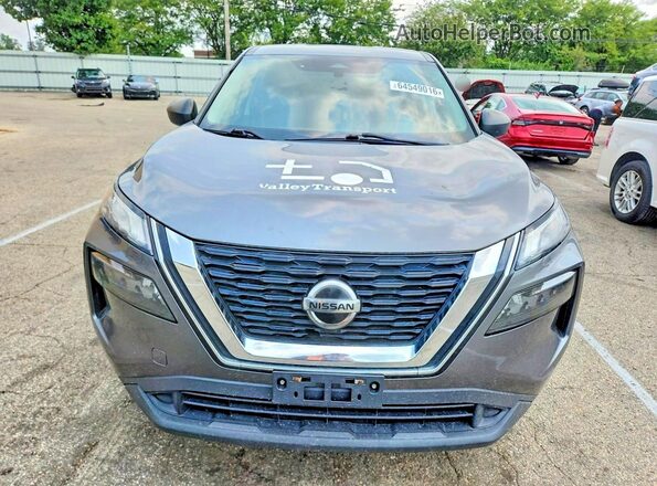 5N1AT3AA7MC712297 2021 NISSAN ROGUE Серый Вид спереди