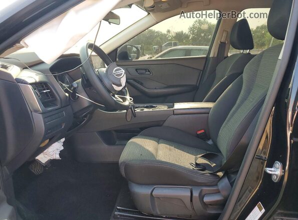 5N1AT3AA7MC768062 2021 NISSAN ROGUE Black წინა სალონის ხედი