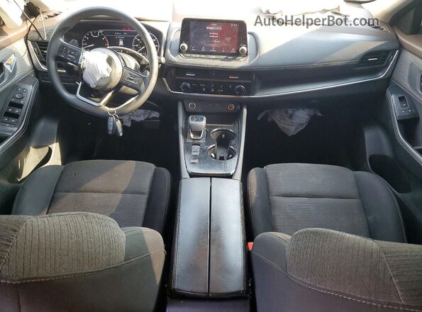 5N1AT3AA7MC768062 2021 NISSAN ROGUE Black წინა პანელის ხედი