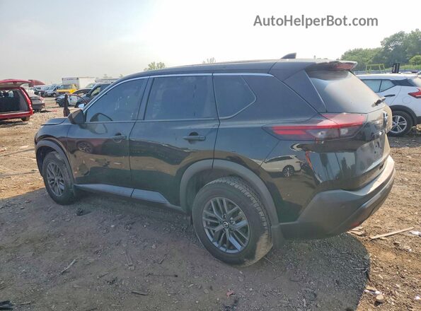 5N1AT3AA7MC768062 2021 NISSAN ROGUE Black უკანა მარცხენა