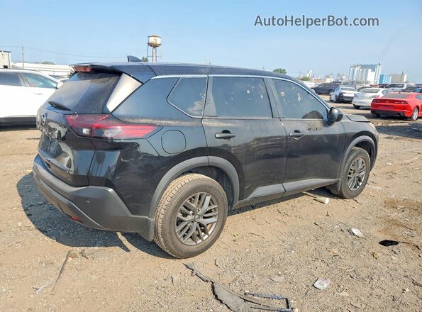 5N1AT3AA7MC768062 2021 NISSAN ROGUE Black უკანა მარჯვენა