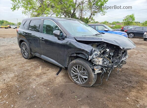 5N1AT3AA8MC833369 2021 NISSAN ROGUE Черный Передняя правая четверть