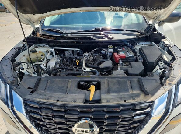 5N1AT3AA9MC693106 2021 NISSAN ROGUE White Вид підкапотного простору