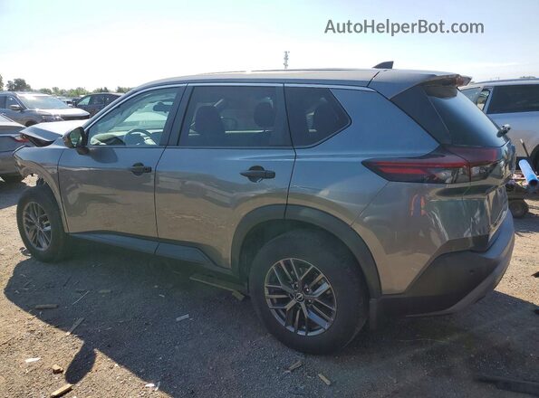 5N1AT3AA9NC690501 2022 NISSAN ROGUE Gray Trasero izquierdo