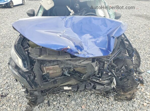 5N1AT3AAXMC788161 2021 NISSAN ROGUE Blue Вид задньої частини салону