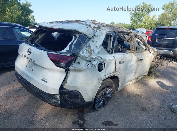 5N1AT3AB0MC698395 2021 NISSAN ROGUE Белый Задняя правая четверть