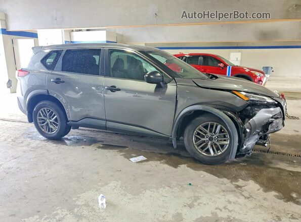 5N1AT3AB0MC749197 2021 NISSAN ROGUE Gray Przód prawy