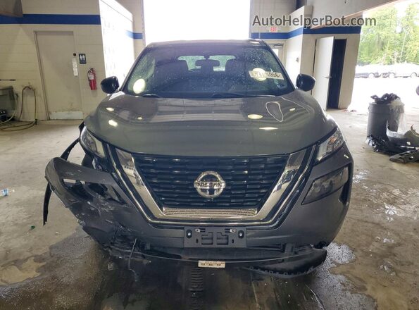 5N1AT3AB0MC749197 2021 NISSAN ROGUE Gray Widok z przodu