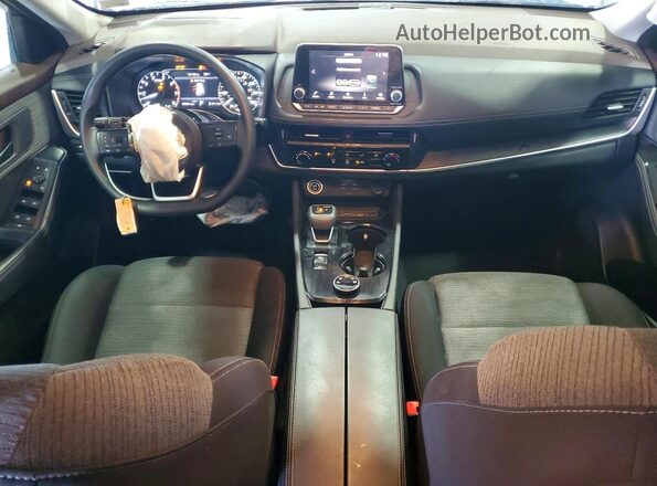 5N1AT3AB0MC749197 2021 NISSAN ROGUE Gray Widok deski rozdzielczej
