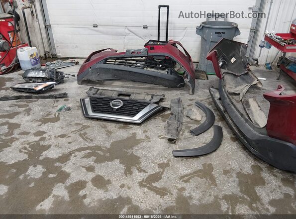 5N1AT3AB3MC836513 2021 NISSAN ROGUE Красный Вид щитка приборов