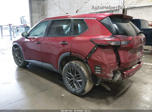5N1AT3AB3MC836513 2021 NISSAN ROGUE Красный Задняя левая четверть