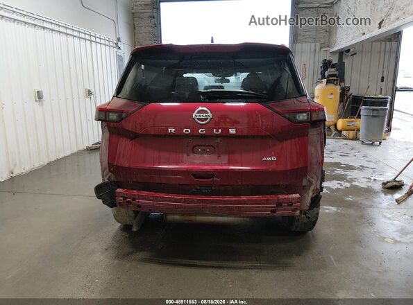 5N1AT3AB3MC836513 2021 NISSAN ROGUE Красный 