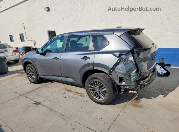 5N1AT3AB3MC848385 2021 NISSAN ROGUE Серый Задняя левая четверть