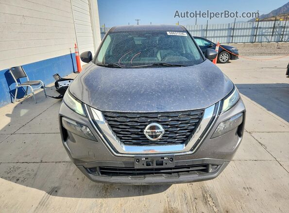 5N1AT3AB3MC848385 2021 NISSAN ROGUE Серый Вид спереди