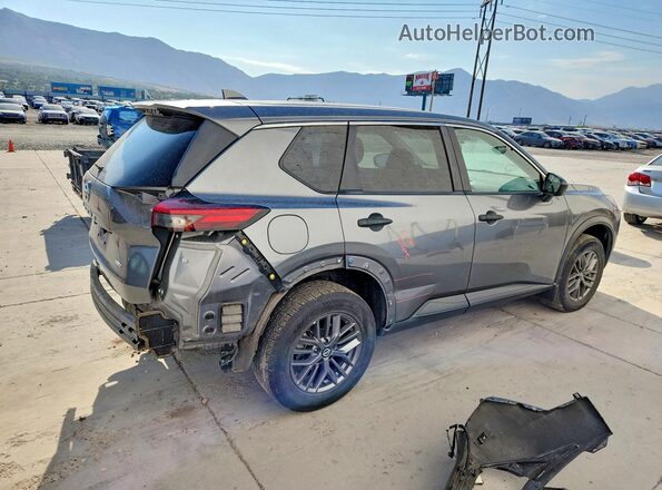 5N1AT3AB3MC848385 2021 NISSAN ROGUE Серый Задняя правая четверть