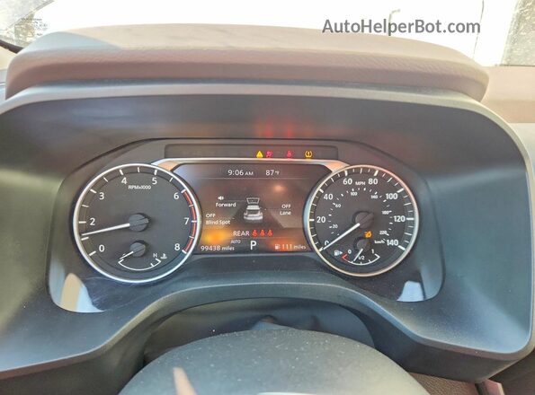 5N1AT3AB3MC848385 2021 NISSAN ROGUE Серый Вид щитка приборов