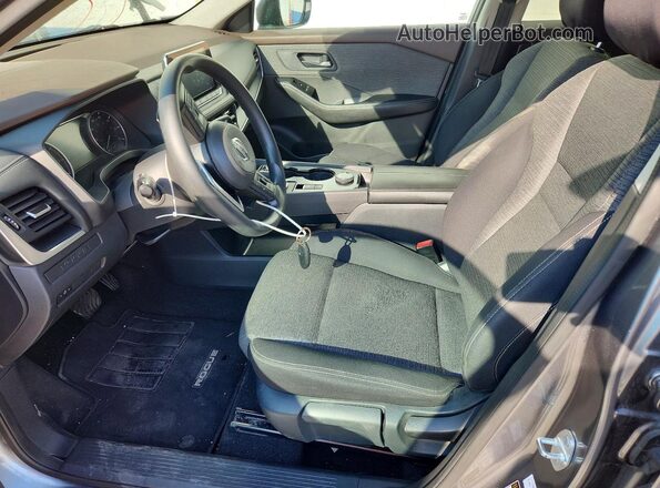 5N1AT3AB3MC848385 2021 NISSAN ROGUE Серый Вид салона спереди