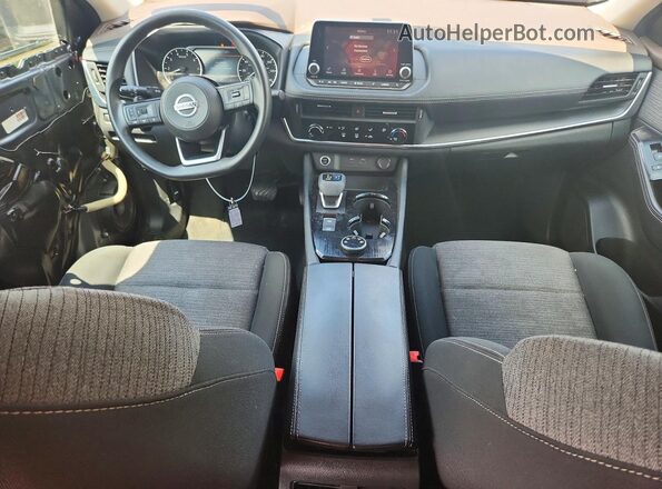 5N1AT3AB4MC748151 2021 NISSAN ROGUE Gray Dashboard view