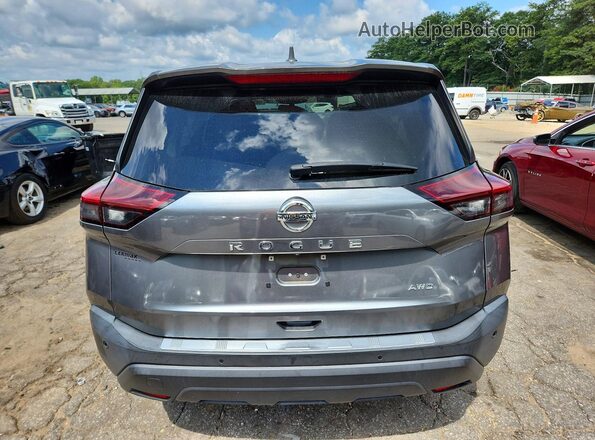 5N1AT3AB4MC748151 2021 NISSAN ROGUE Gray Rear view
