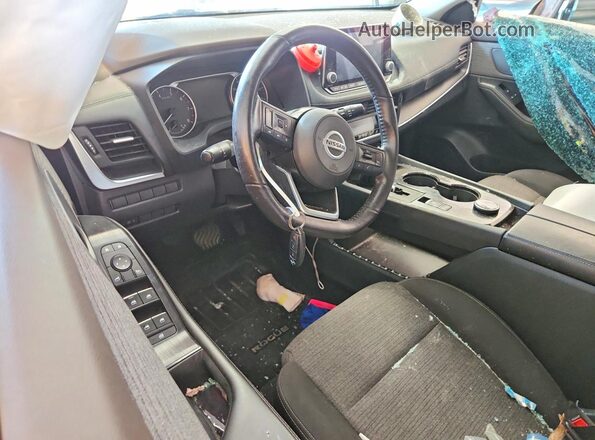 5N1AT3AB5MC731505 2021 NISSAN ROGUE Black წინა პანელის ხედი