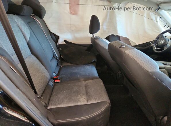 5N1AT3AB5MC731505 2021 NISSAN ROGUE Black უკანა სალონის ხედი