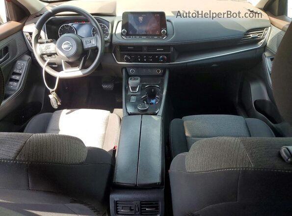 5N1AT3AB5MC829885 2021 NISSAN ROGUE Red Առջևի վահանակի տեսք