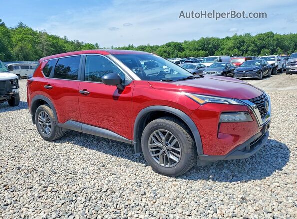 5N1AT3AB5MC829885 2021 NISSAN ROGUE Red Առջևի աջ