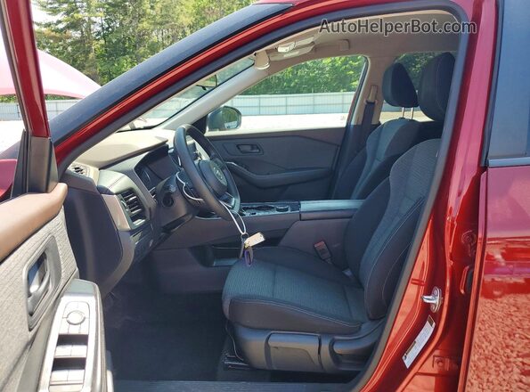 5N1AT3AB5MC829885 2021 NISSAN ROGUE Red Սալոնի դիմացի տեսք