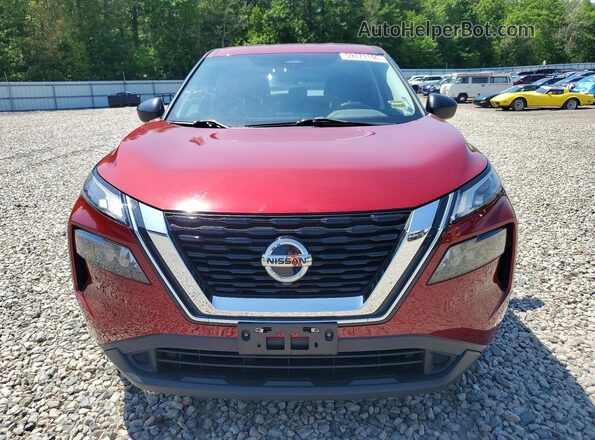 5N1AT3AB5MC829885 2021 NISSAN ROGUE Red Դիմացի տեսք