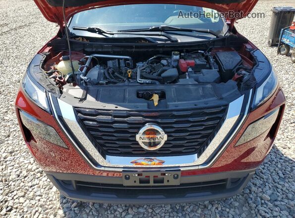 5N1AT3AB5MC829885 2021 NISSAN ROGUE Red Շարժիչի բաժամունքի տեսք