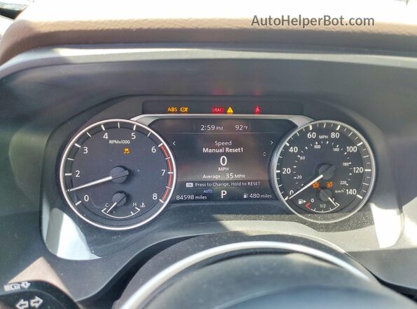 5N1AT3AB5MC829885 2021 NISSAN ROGUE Red Սարքավորումների վահանակի տեսք